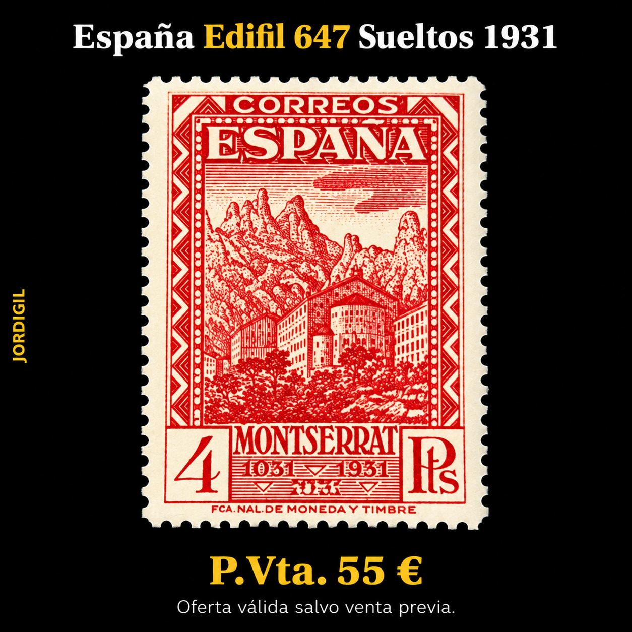 España · Edifil 647 · 65 €